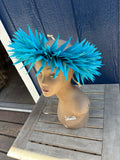 Bird of Paradise Lei Upo’o- Turquoise Blue