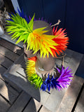 Bird of Paradise Lei Upo’o- Rainbow Pride