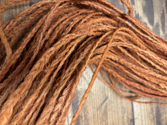 Coconut Sennit Rope 5 yards Orange Braid