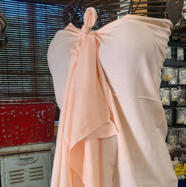 Pareu- No Fringe Rayon - Apricot