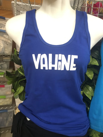 CLEARANCE- Ladies Fitted Tank Top- VAHINE- Royal Blue