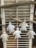 Wooden Honu with Driftwood Mobile