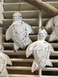 Wooden Honu with Driftwood Mobile