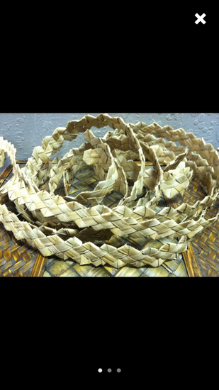 Lauhala Ricrac weave by the yard
