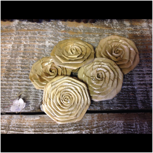 Lauhala Roses 1.5" wide