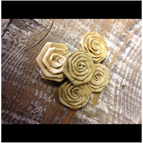 Lauhala Roses 1" wide