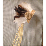 Te Manu Feather Hair Clip- 2-toned