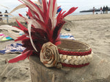 Tahitian Feather Side Headpiece