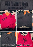 CLEARANCE Tank Top- "Ori Tahiti Mom - The Struggle Is Real"