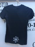 Ladies Fitted Tee - "Life Is Better When You Dance"- Black