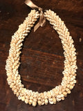 Cowry Shell Ring Lei Necklace