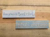 Wood Mini Signs