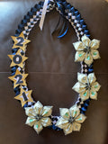 Big Pua and Stars Ribbon Money Lei