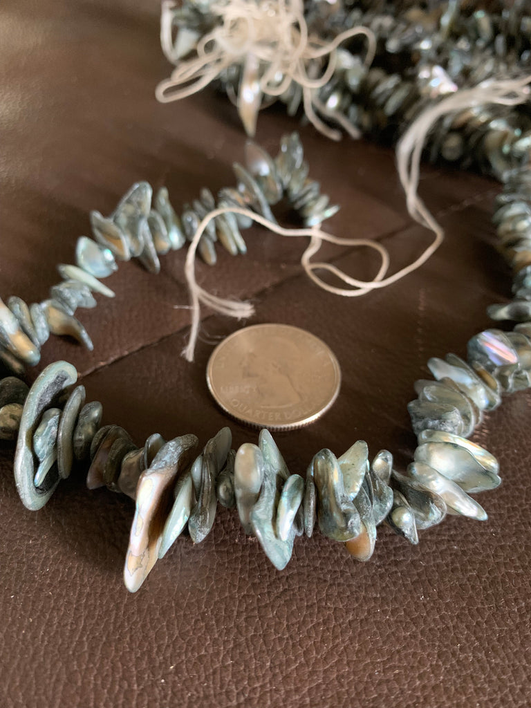 Shell Strand Mother of Pearl Natural Chips Shell Strand – California Hula Center