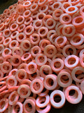 Pink Coral Ring Shell Strand