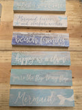 Wood Mini Signs