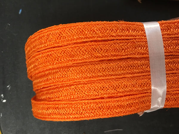 Hemp Weave Trim- Bright Orange