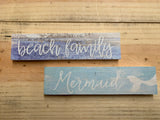 Wood Mini Signs