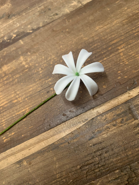1.5” Foam Tiny Tiare Flowers Hair Pick