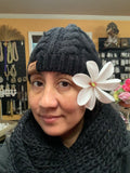 4.5” Foam Tiare Flowers Hair Pick