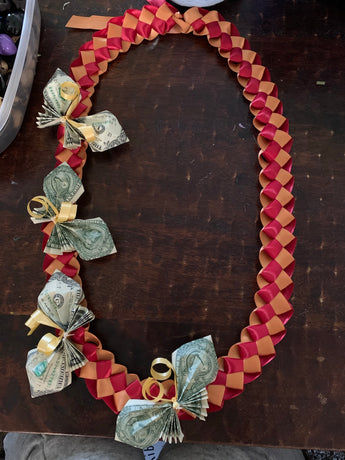 Butterfly Ribbon Money Lei