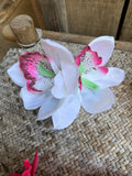 Simple Large Two Orchid Hair Clip