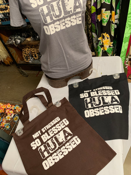 "Hula Obsessed" Reusable Fabric Tote