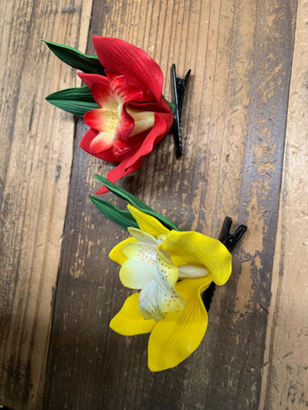Small Orchid Hair Flower Pick