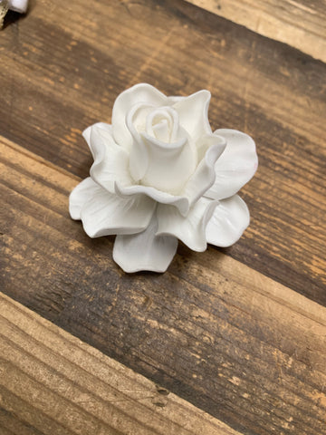 Small Gardenia Flower Hair Clip