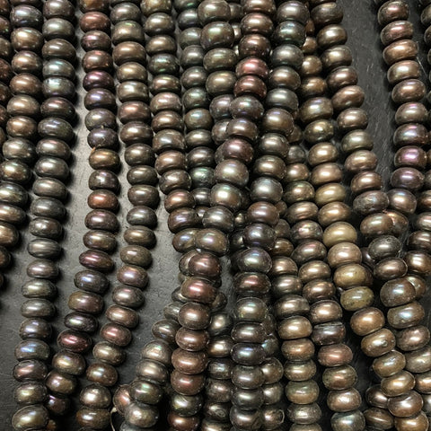 Medium Potato Fresh Water Black Pearl Strand