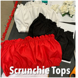 Adult Size Scrunchie Top