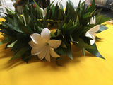 Ti Leaf Lei Upo'o Full Head Crown Style