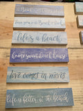 Wood Mini Signs