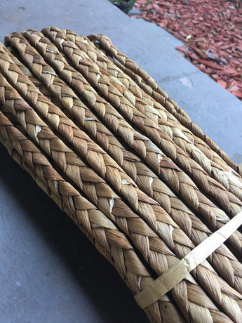 Dry Hyacinth Leaf Flat Braid 1/2" wide