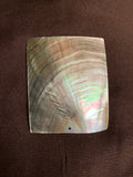 Black Lip Mother Of Pearl Rectangle Shell