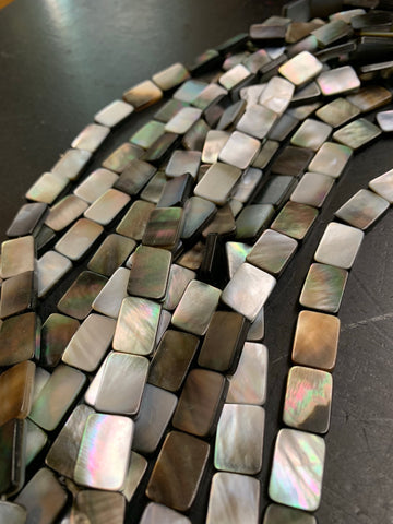 Mother Of Pearl Rectangle Shell Strand